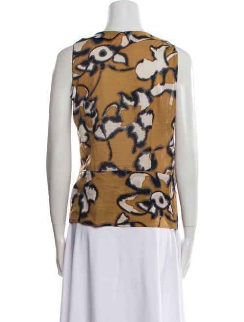 Marni Printed V-Neck Top
