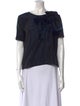 Marni Bateau Neckline Short Sleeve Blouse