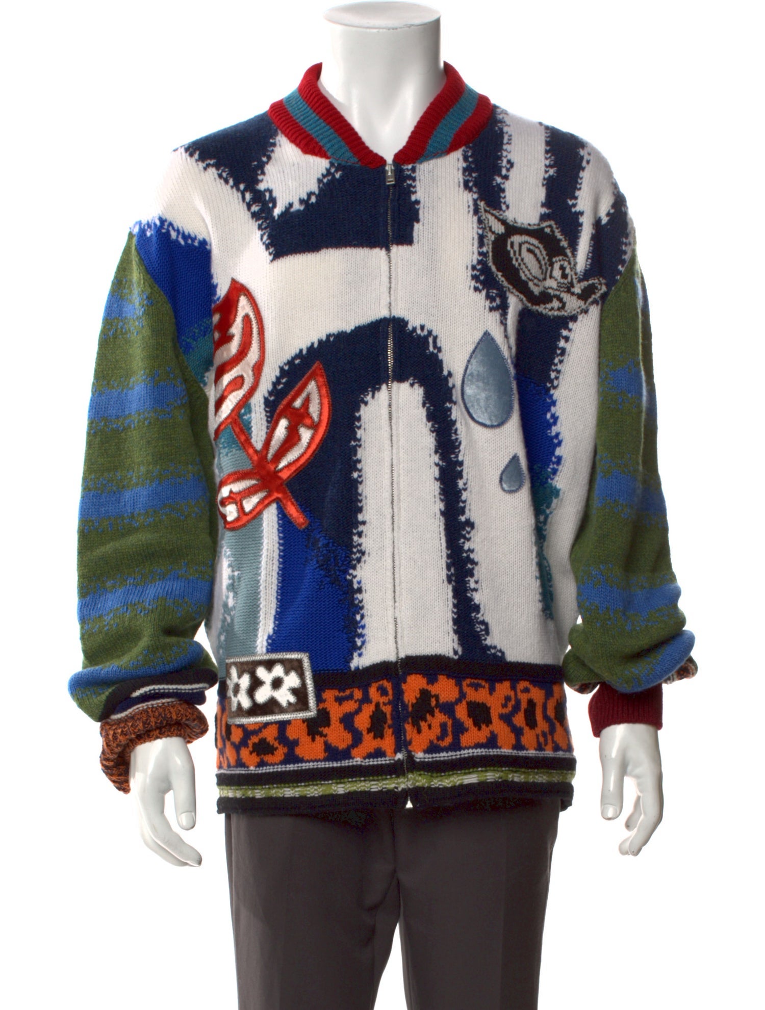 Marni Virgin Wool Printed Cardigan