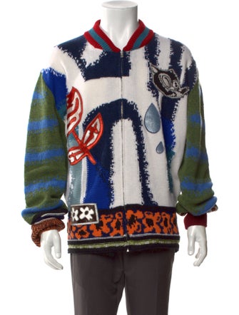 Marni Virgin Wool Printed Cardigan