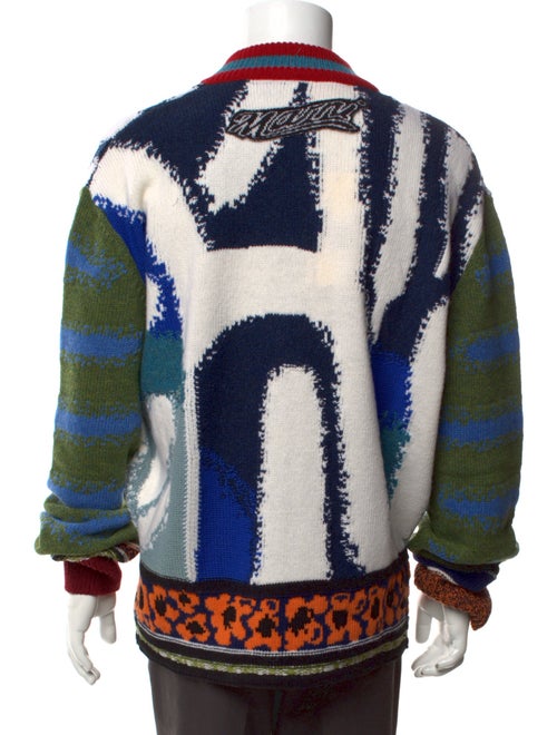 Marni Virgin Wool Printed Cardigan