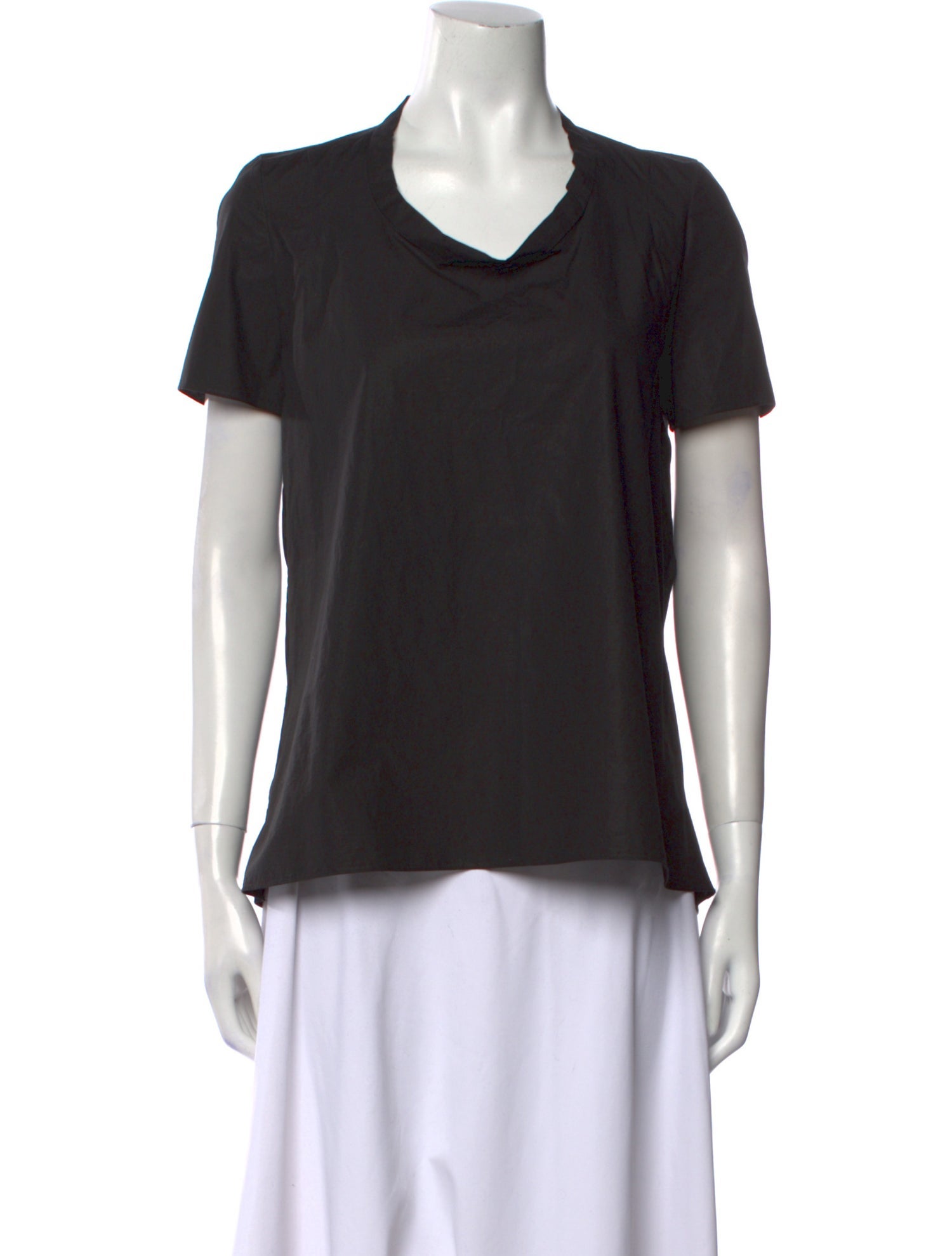 Marni Cowl Neck Short Sleeve T-Shirt