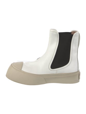 Marni Leather Chelsea Boots