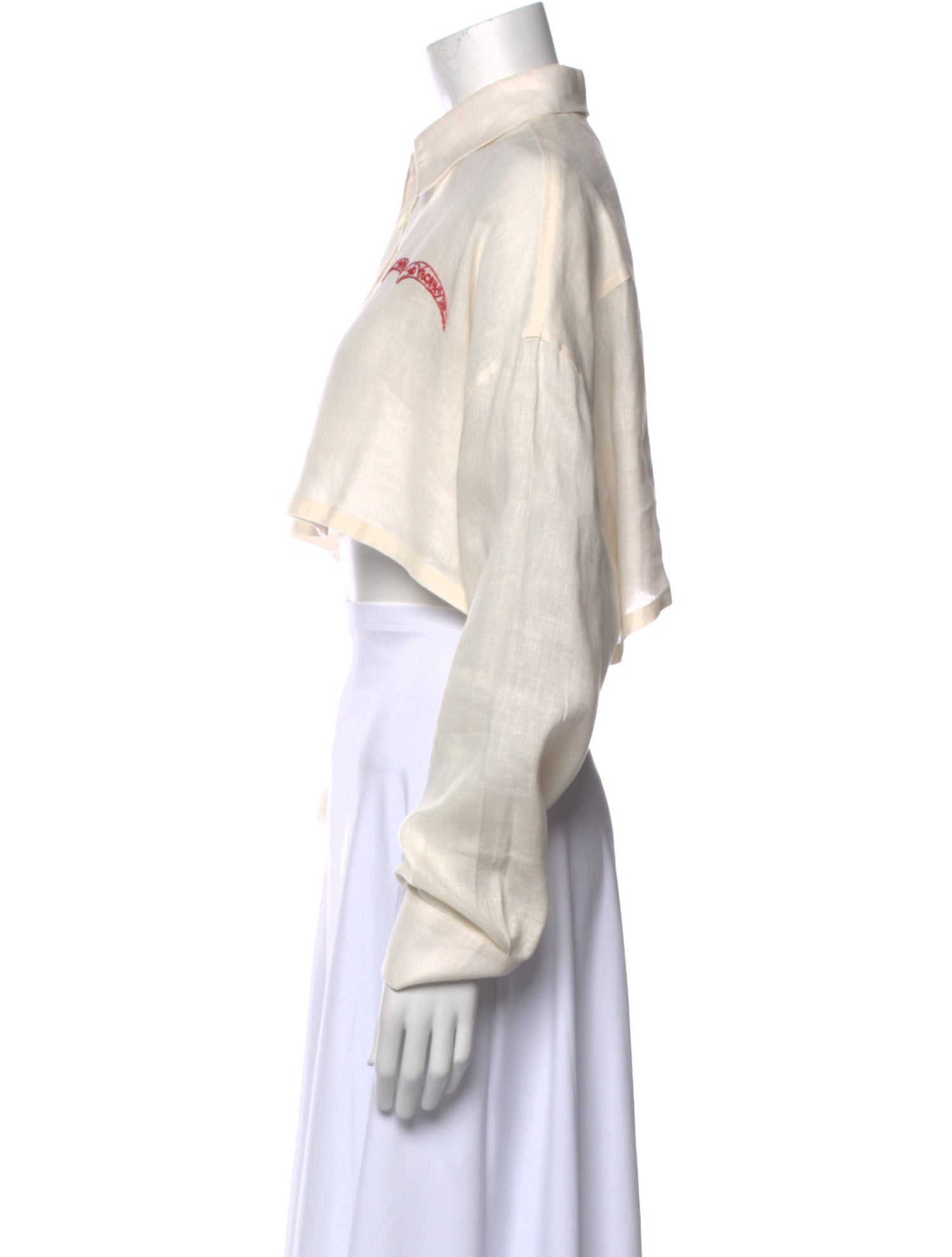 Marni Long Sleeve Crop Top