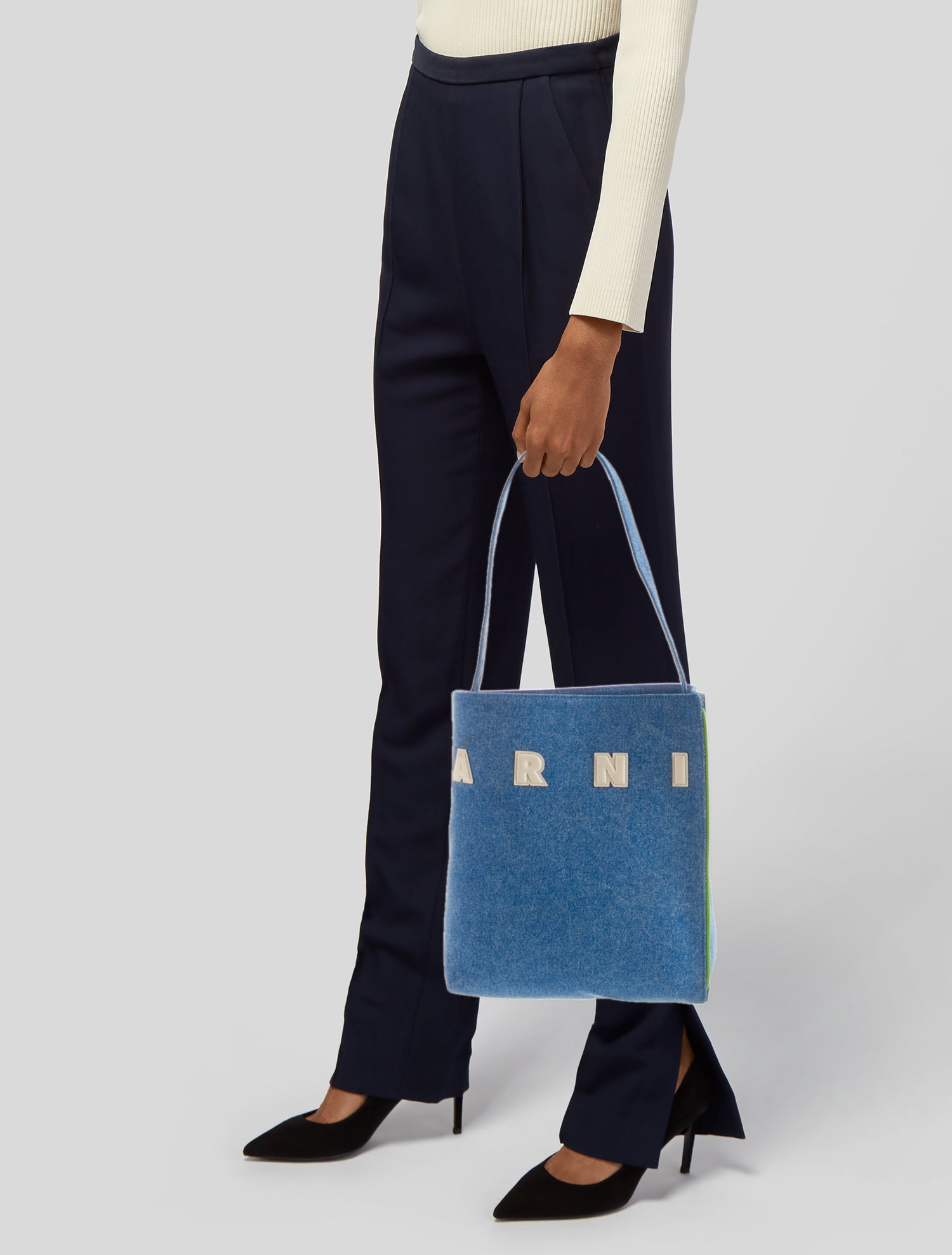 Marni Denim Shoulder Bag