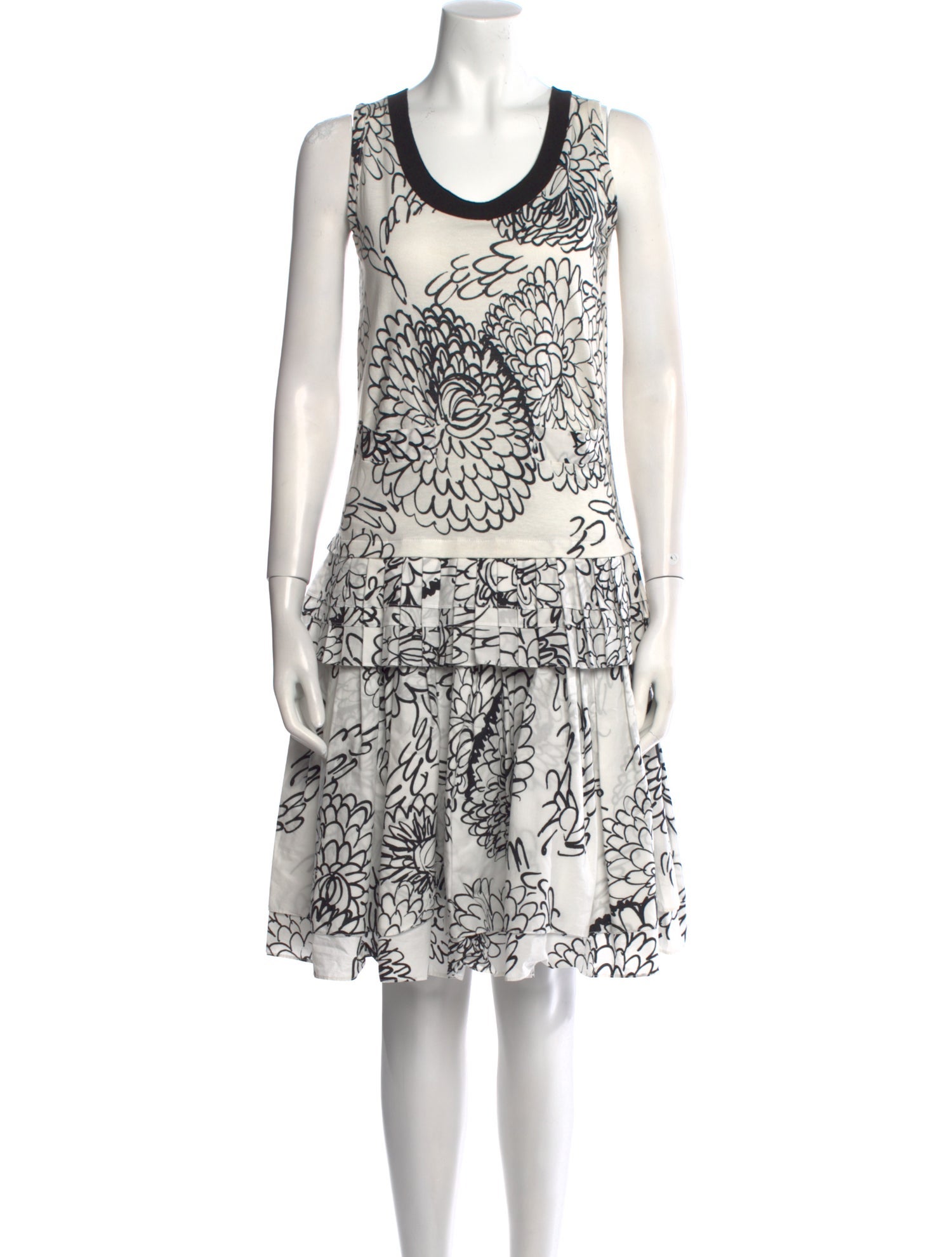 Marni Printed Knee-Length Dress