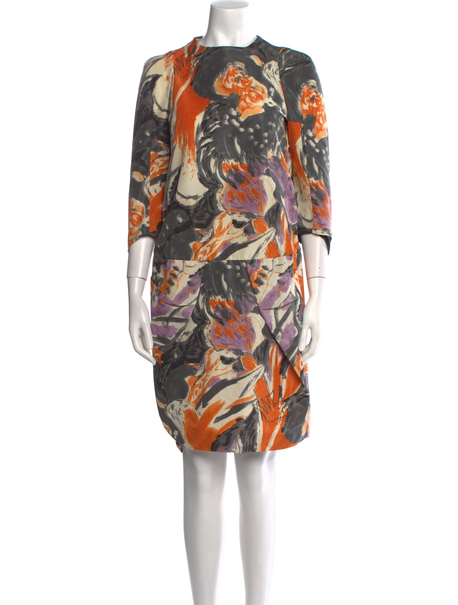 Marni Printed Knee-Length Dress