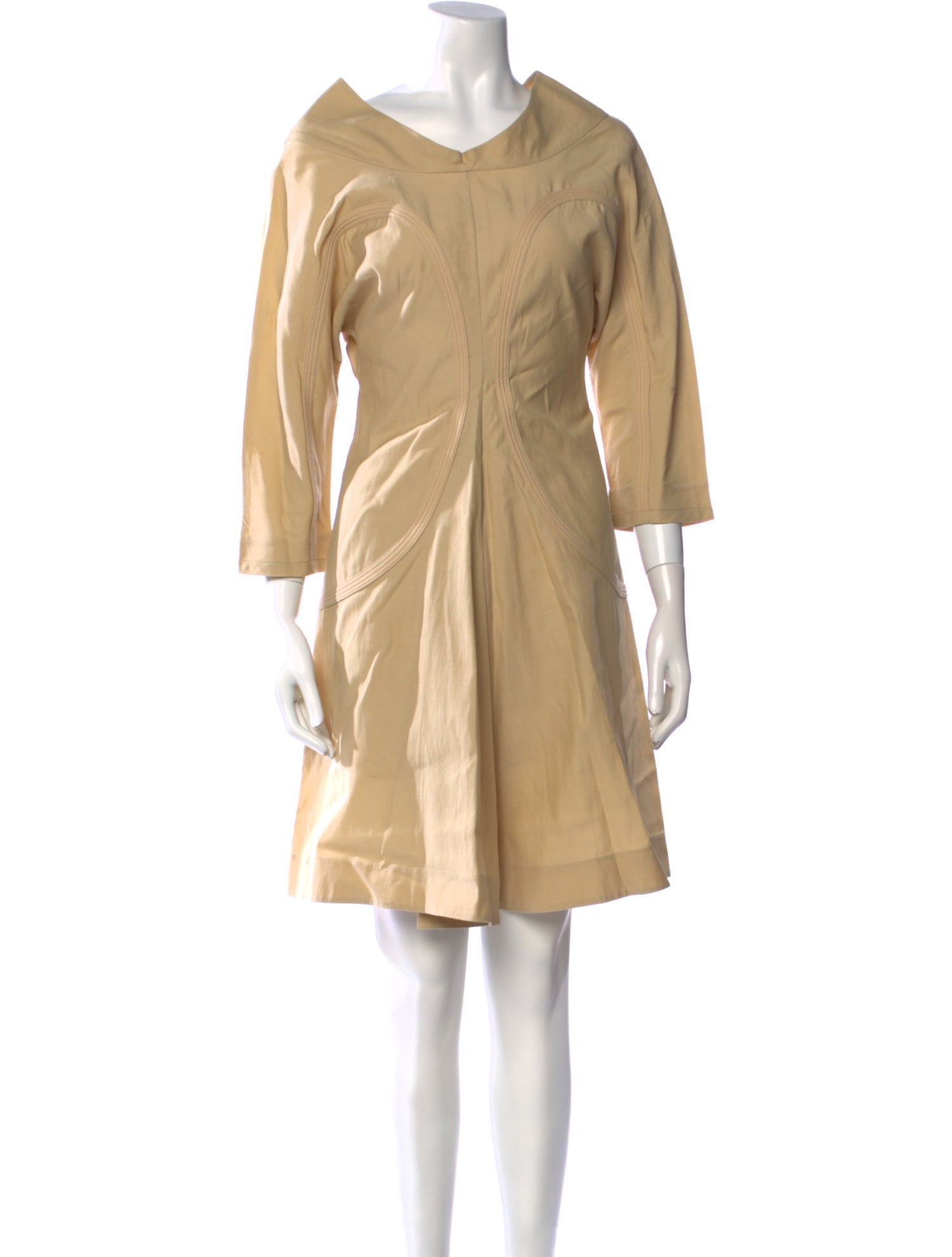 Marni Scoop Neck Knee-Length Dress