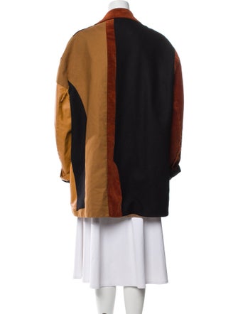Marni Virgin Wool Colorblock Pattern Jacket