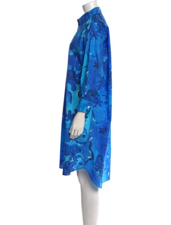 Marni Floral Print Knee-Length Dress