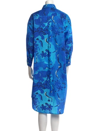 Marni Floral Print Knee-Length Dress
