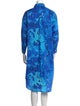 Marni Floral Print Knee-Length Dress