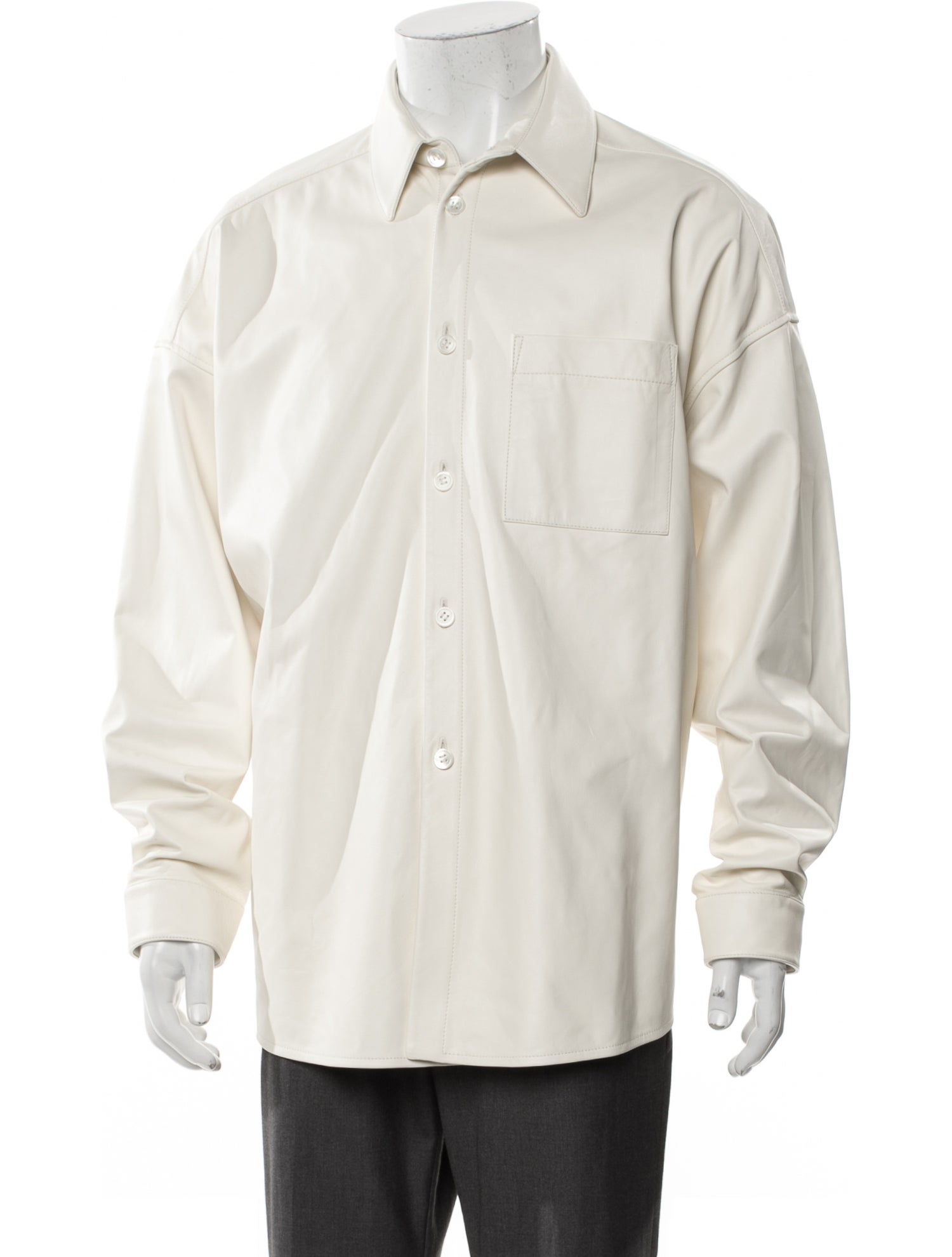 Marni Leather Long Sleeve Shirt w/ Tags