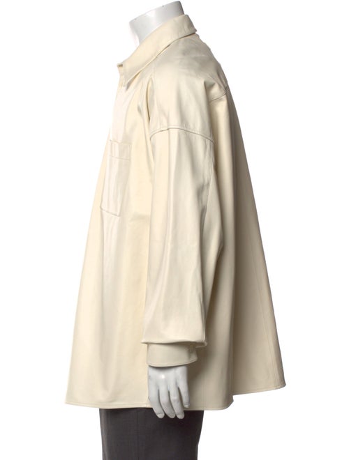 Marni Leather Long Sleeve Shirt