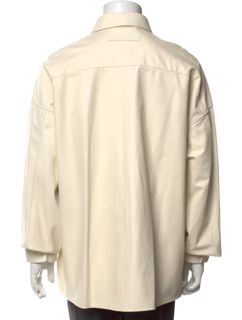 Marni Leather Long Sleeve Shirt