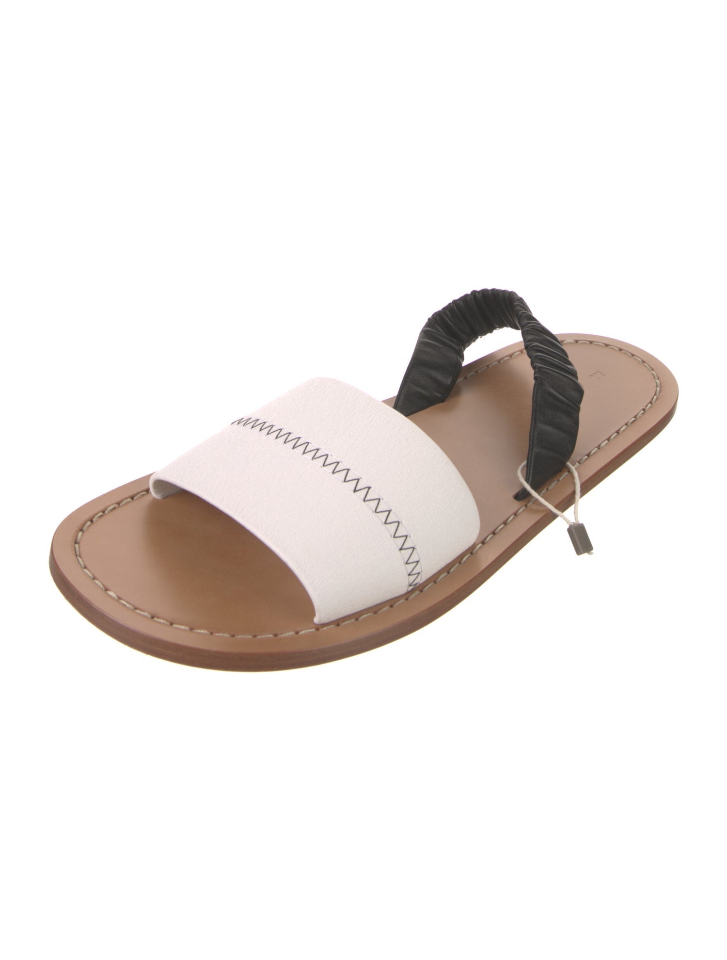 Marni Leather Colorblock Pattern Sandals