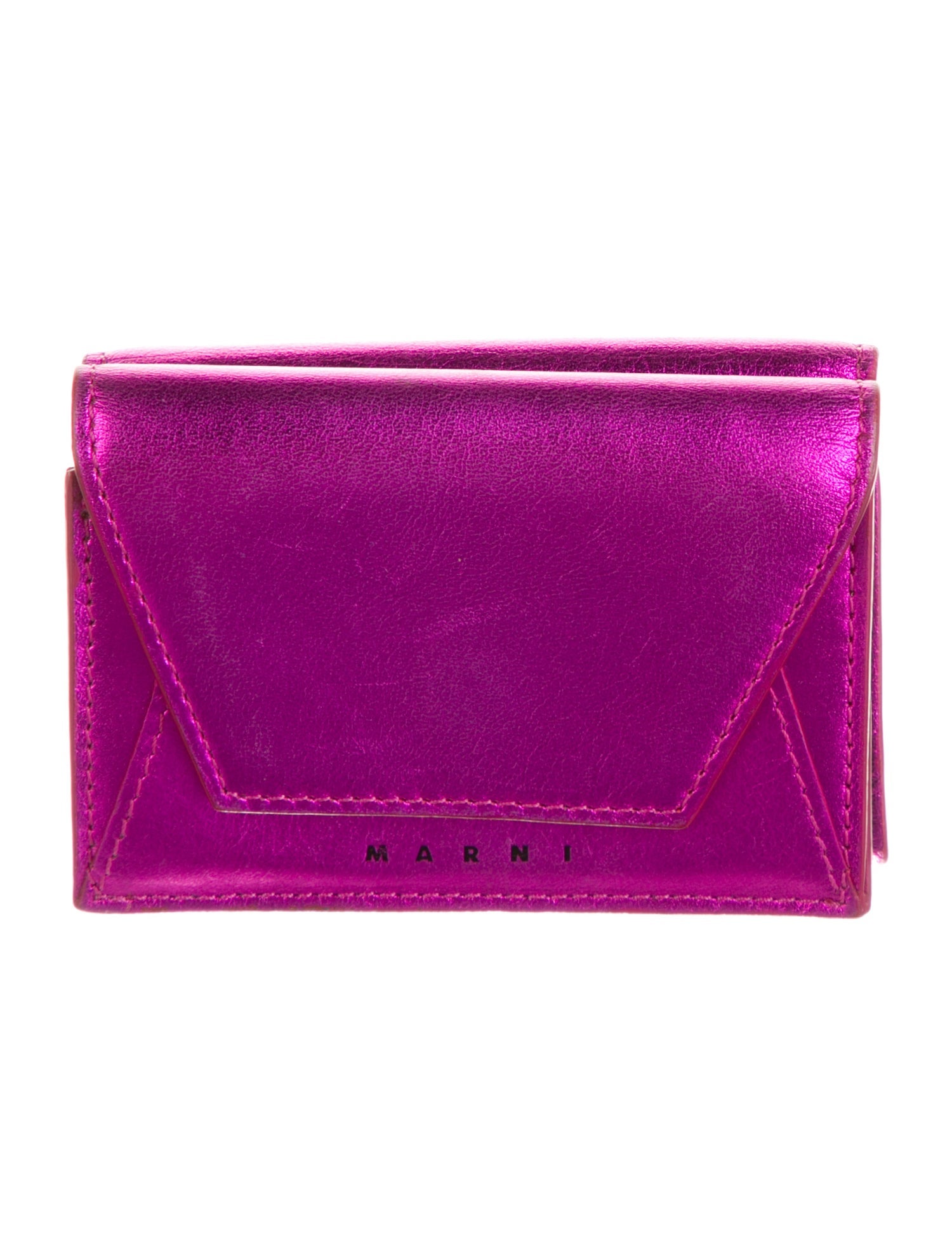 Marni Leather Compact Wallet