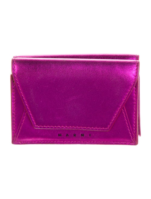 Marni Leather Compact Wallet