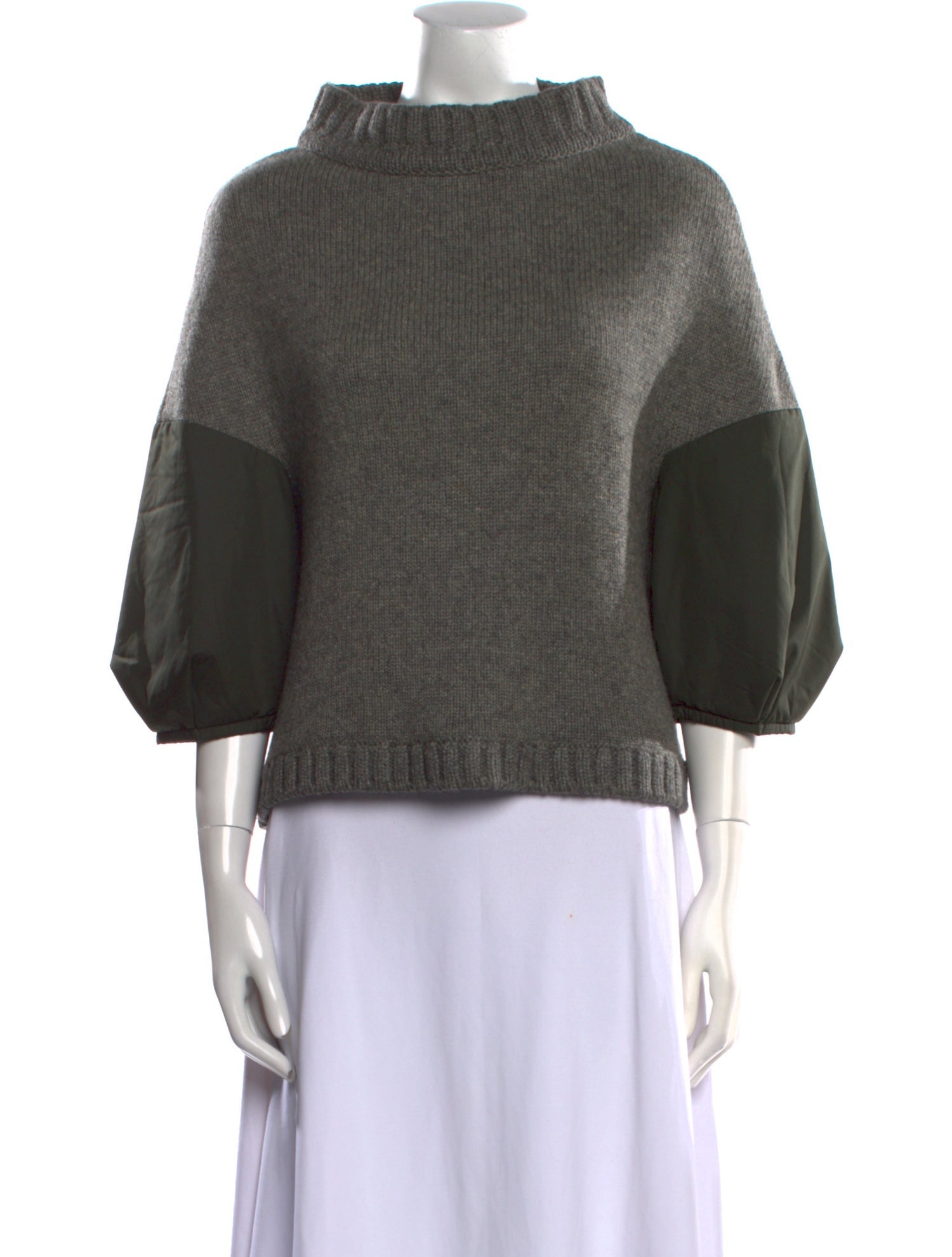 Marni Cashmere Colorblock Pattern Sweater