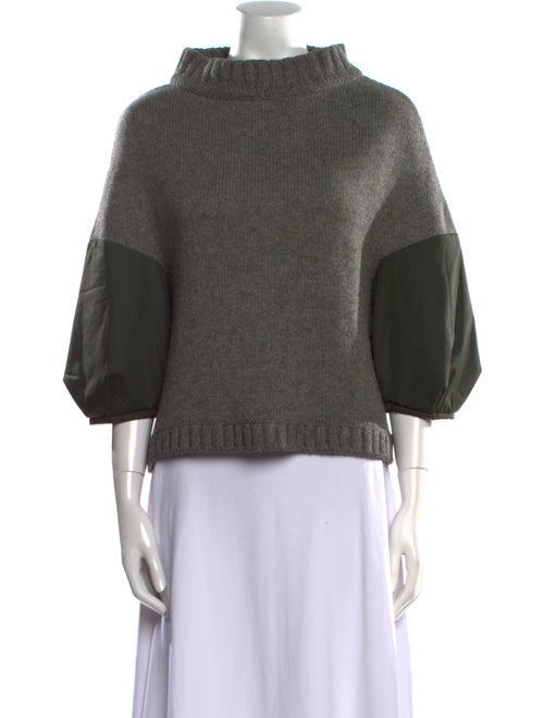 Marni Cashmere Colorblock Pattern Sweater