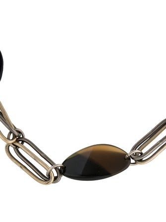 Marni Resin & Wood Chain Necklace