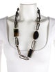Marni Resin & Wood Chain Necklace