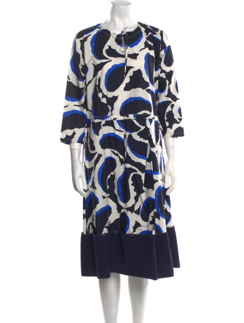 Marni Printed Midi Length Dress