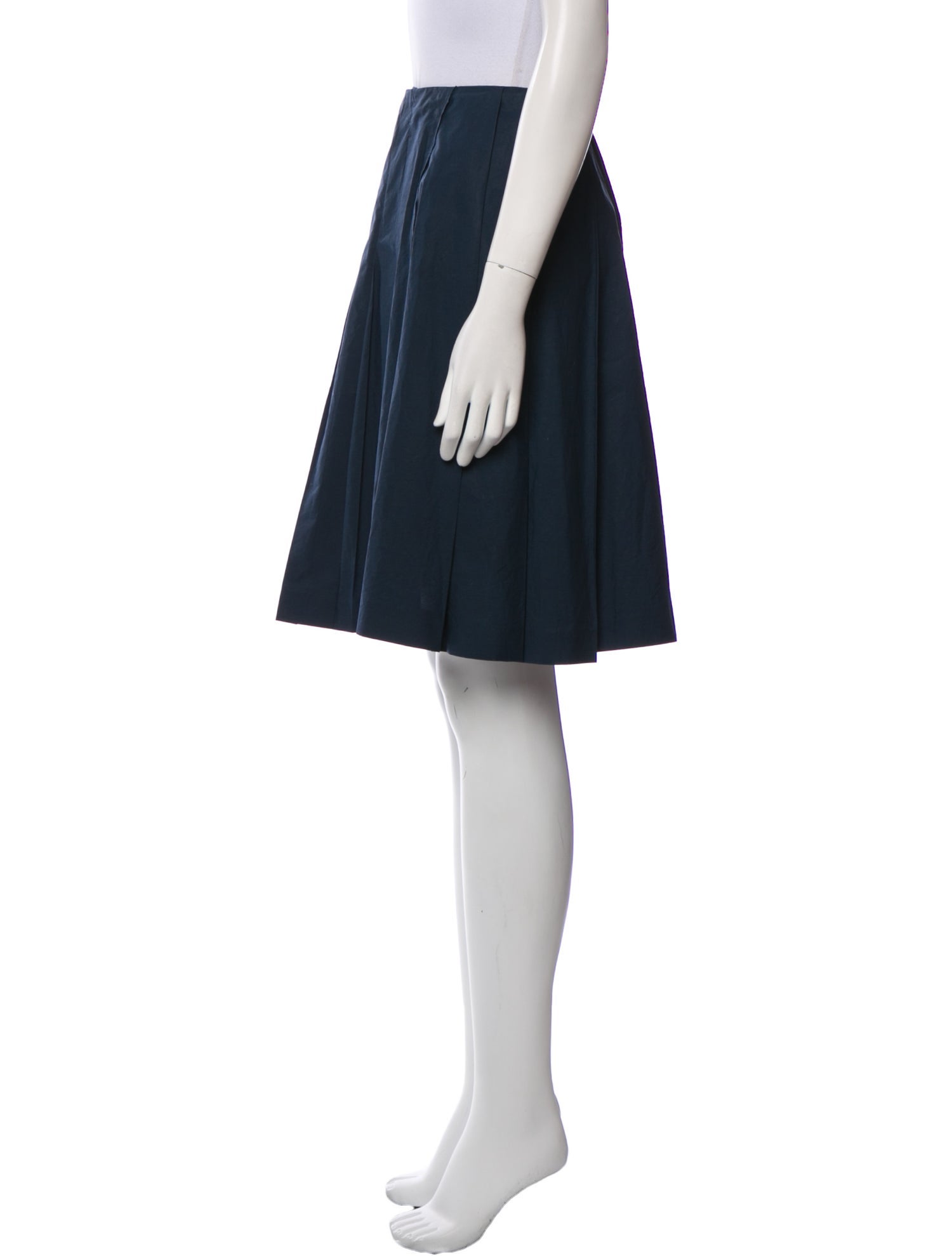 Marni Pleated Accents Knee-Length Skirt