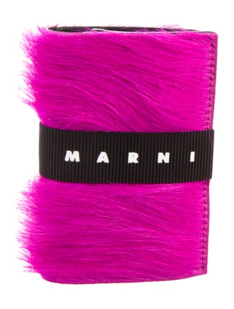 Marni Ponyhair Printed Wallet