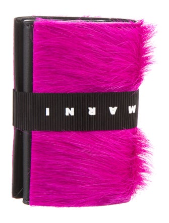 Marni Ponyhair Printed Wallet