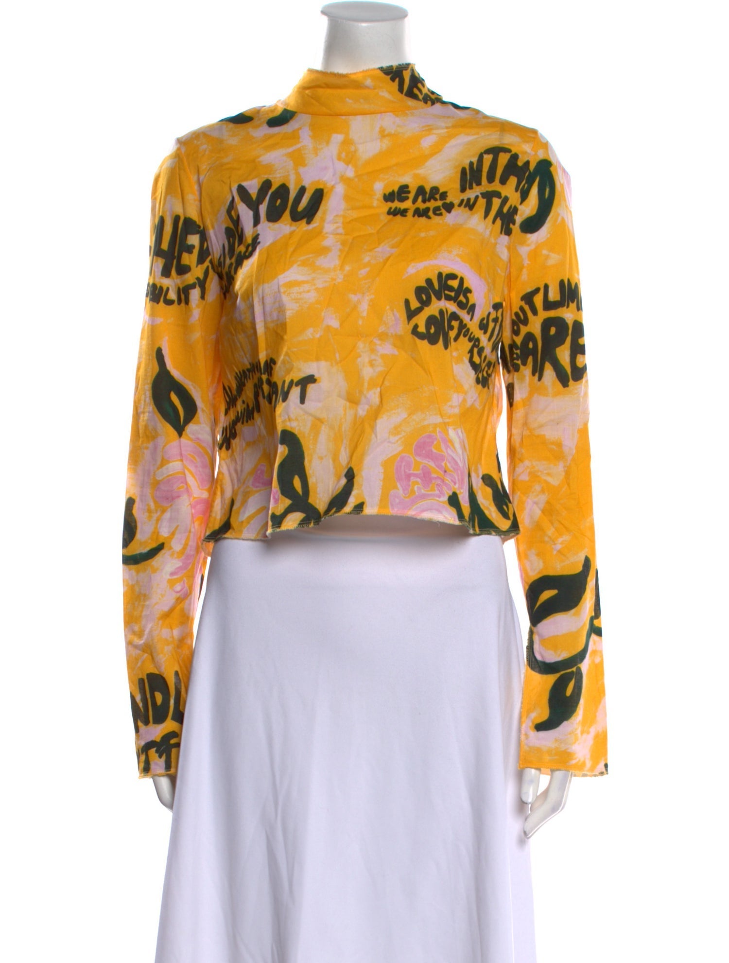 Marni Printed Mock Neck Sweatshirt