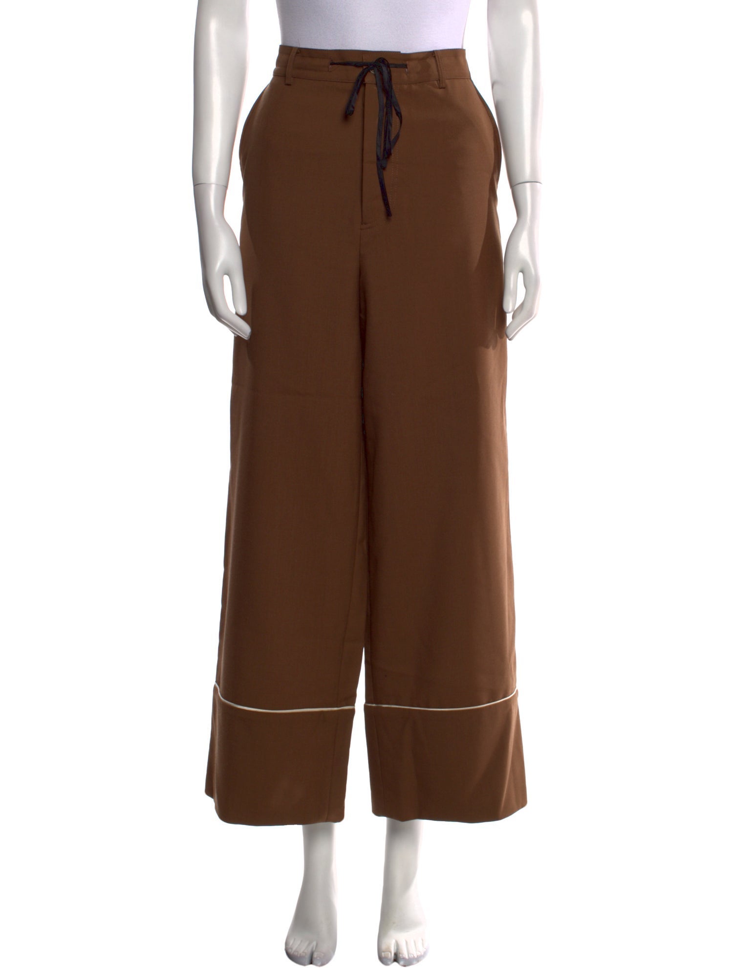 Marni Virgin Wool Wide Leg Pants
