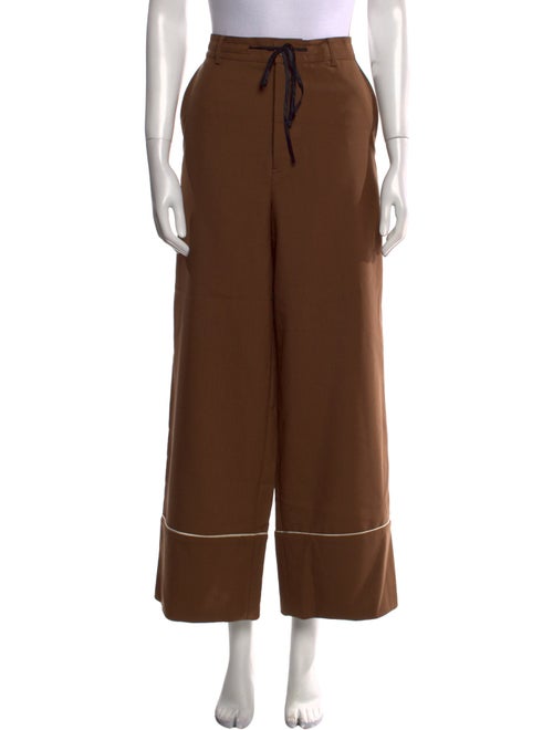 Marni Virgin Wool Wide Leg Pants