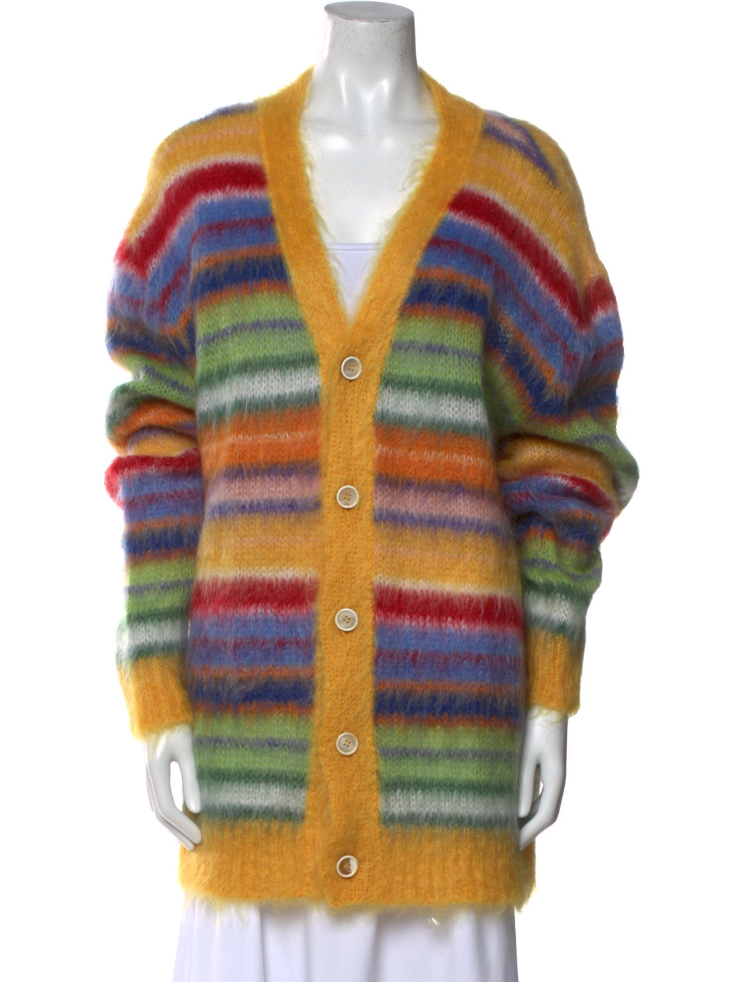 Marni Mohair Striped Sweater