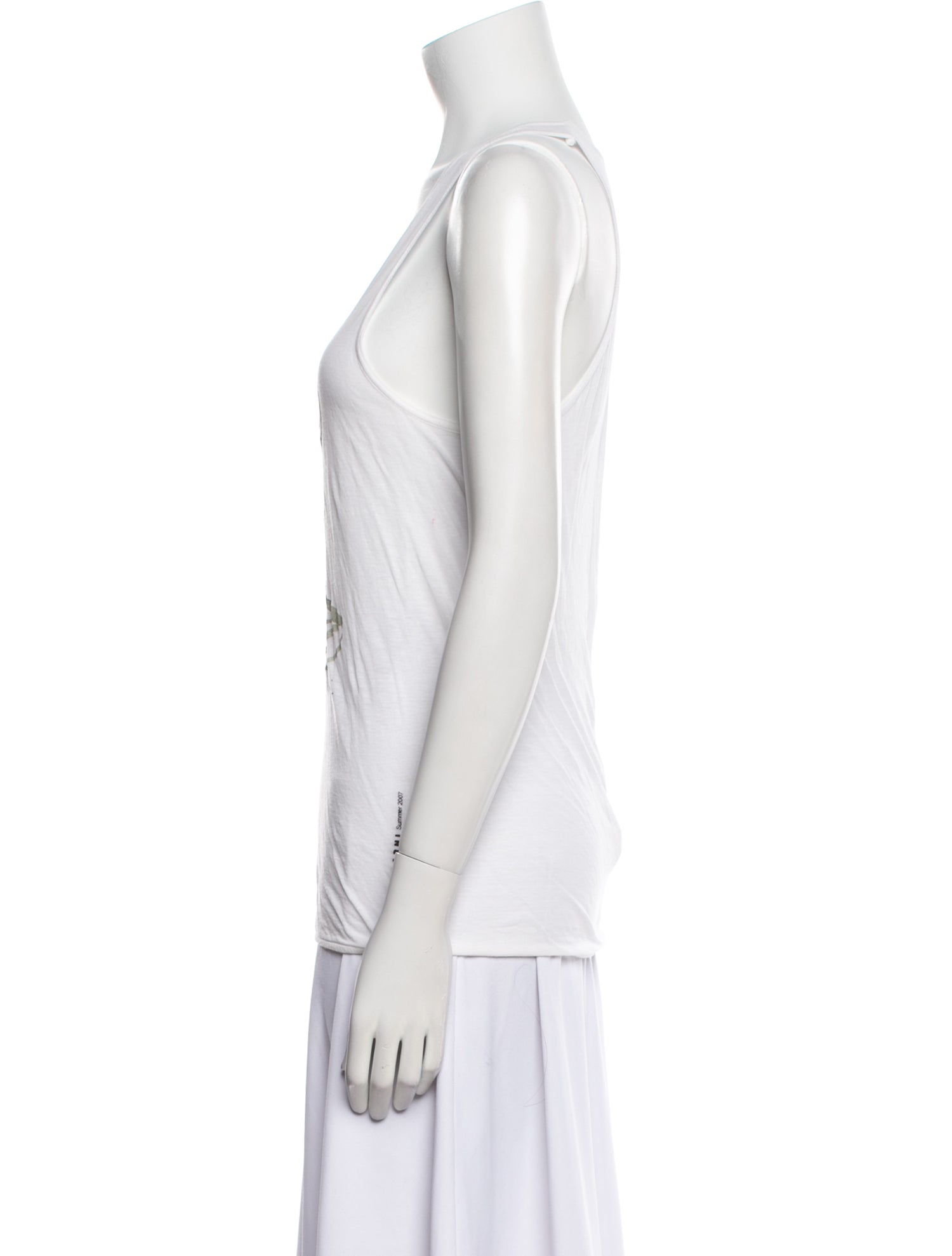 Marni Graphic Print Scoop Neck Top