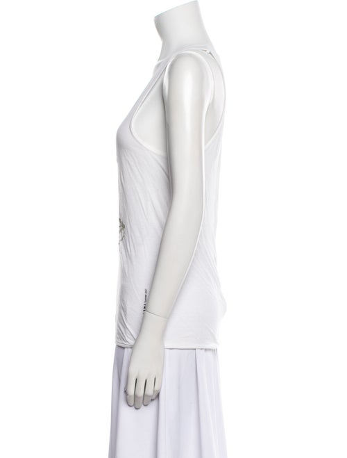 Marni Graphic Print Scoop Neck Top