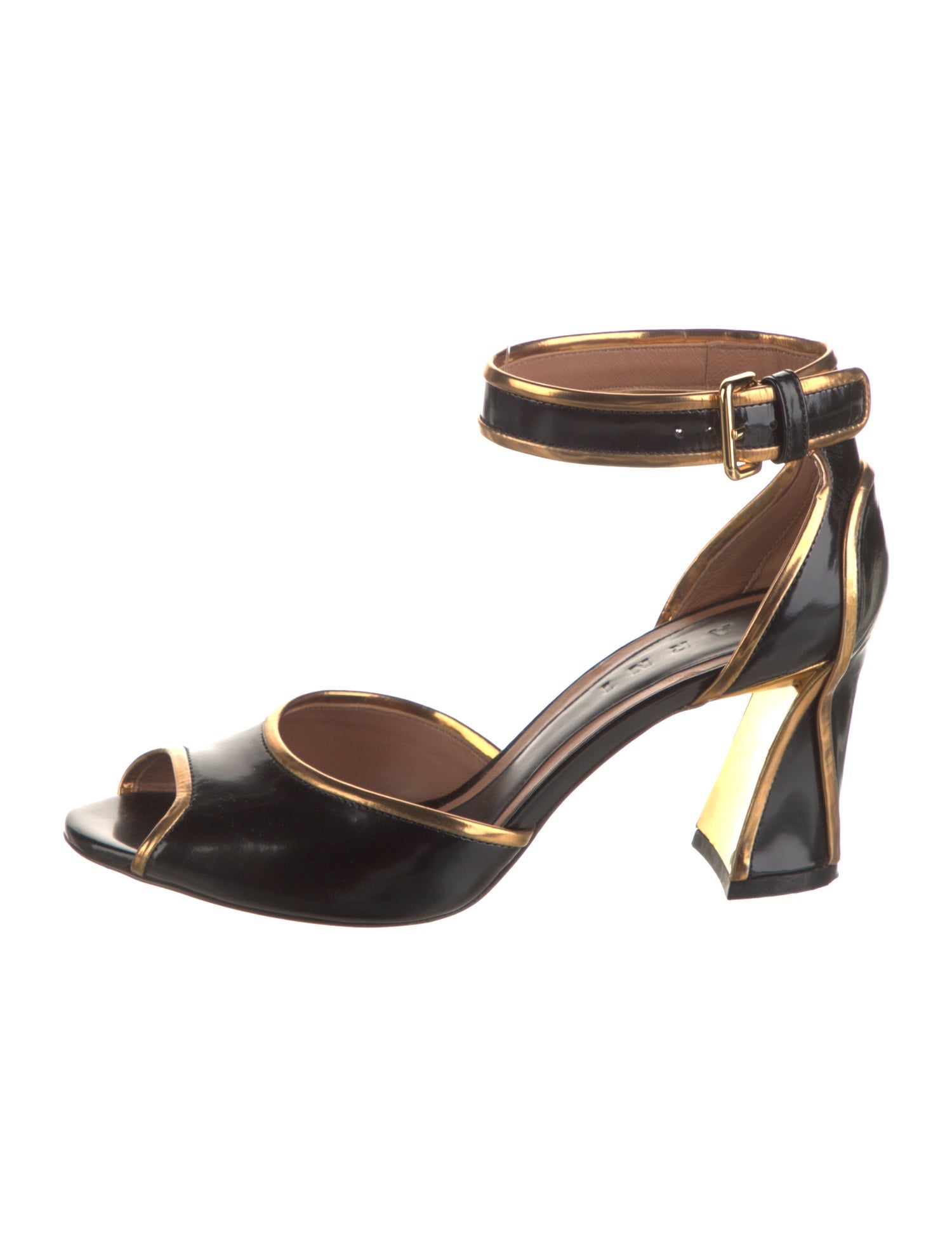 Marni Leather D'Orsay Pumps