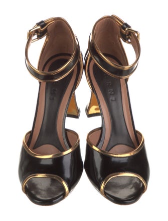 Marni Leather D'Orsay Pumps