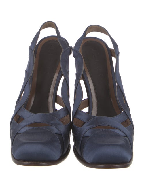 Marni Satin Slingback Pumps
