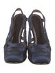 Marni Satin Slingback Pumps