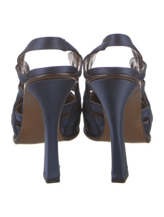 Marni Satin Slingback Pumps