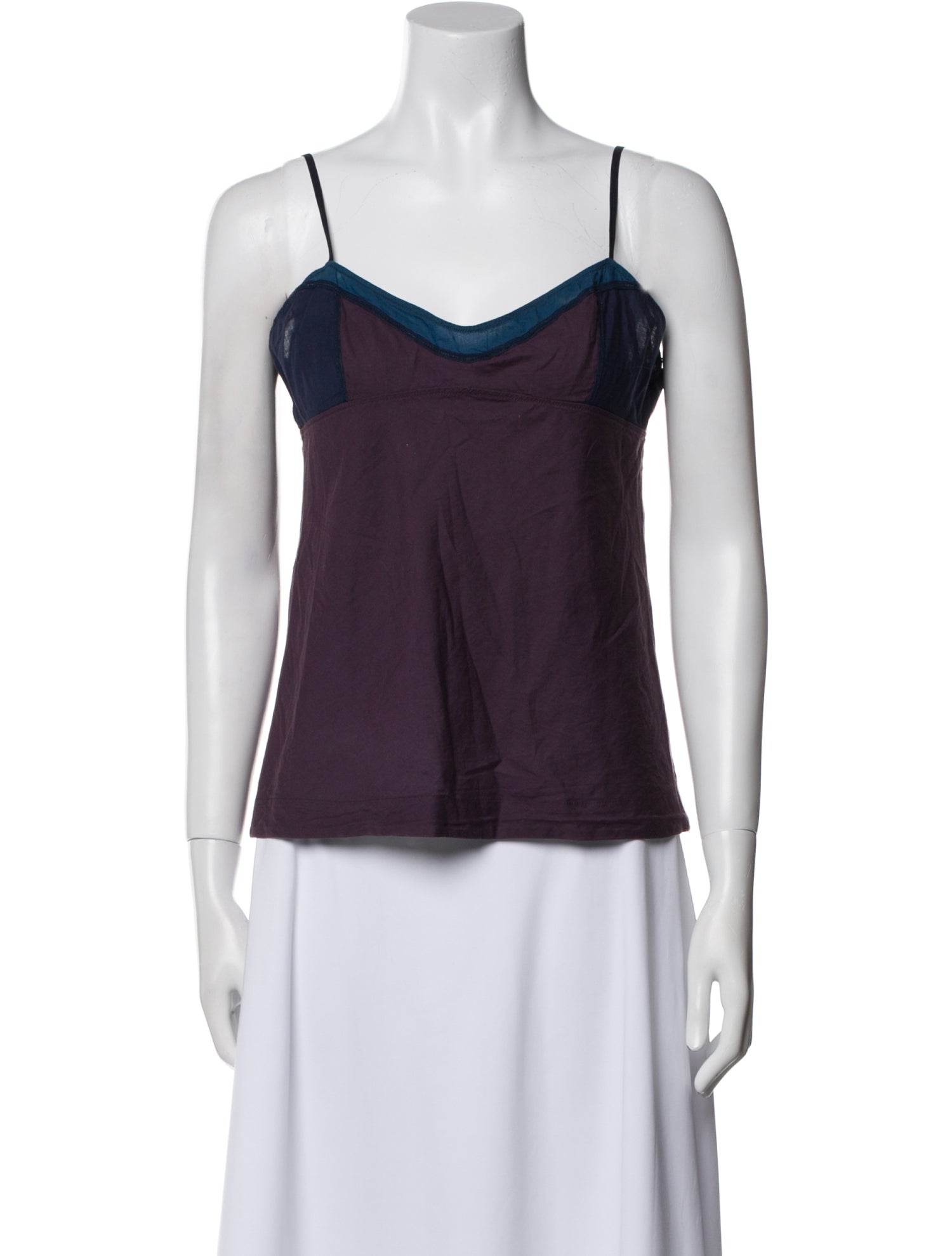Marni Square Neckline Sleeveless Top