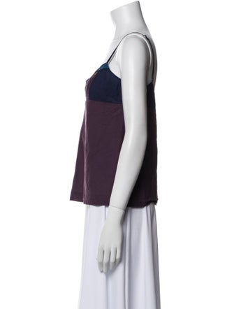 Marni Square Neckline Sleeveless Top