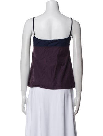 Marni Square Neckline Sleeveless Top