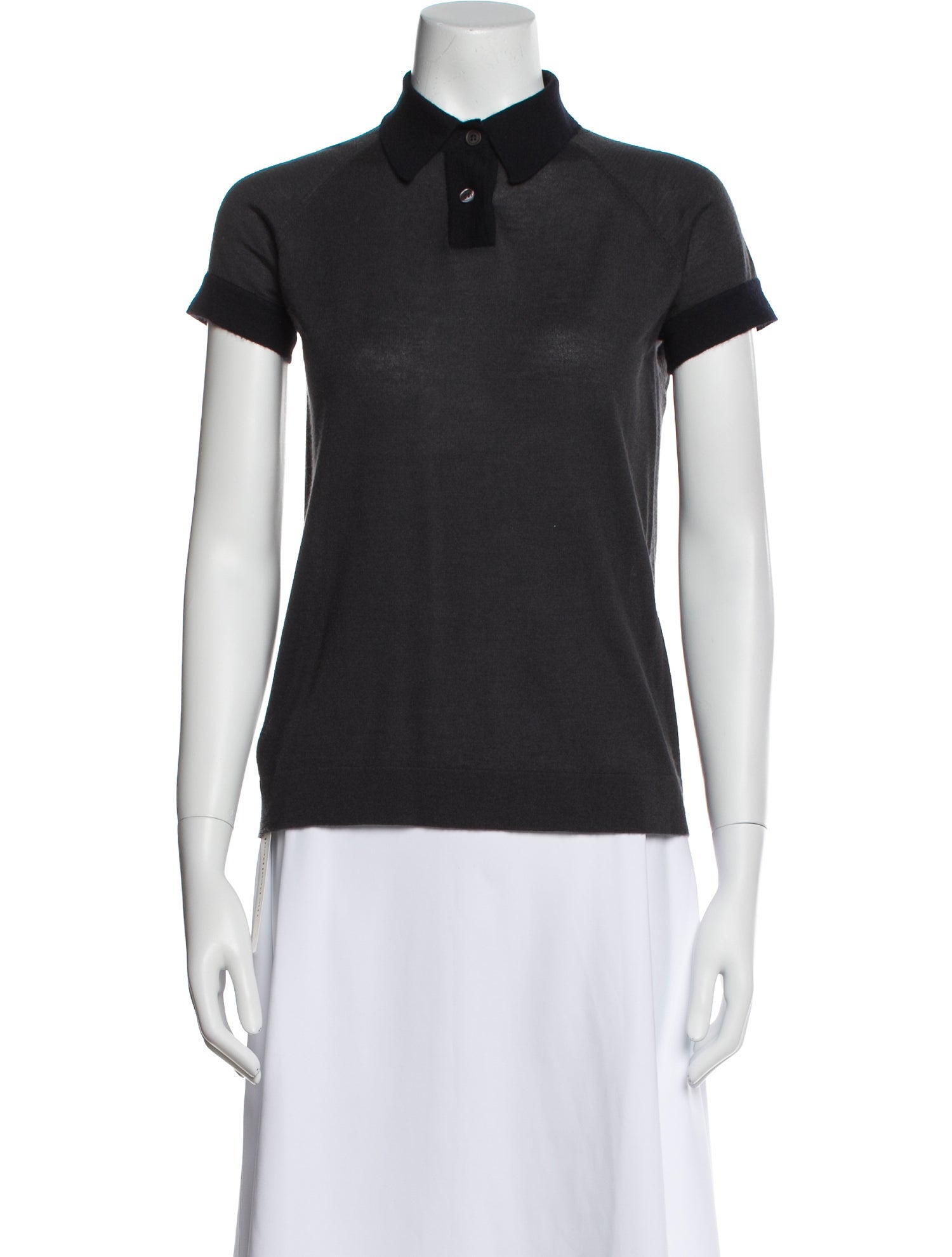 Marni Cashmere Short Sleeve Polo