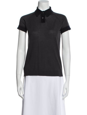 Marni Cashmere Short Sleeve Polo