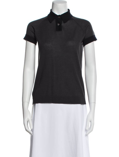 Marni Cashmere Short Sleeve Polo