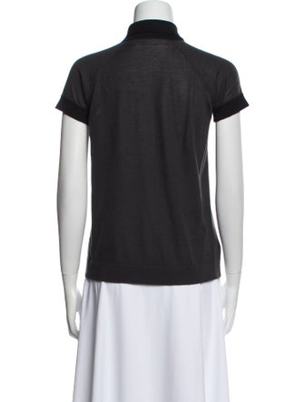Marni Cashmere Short Sleeve Polo