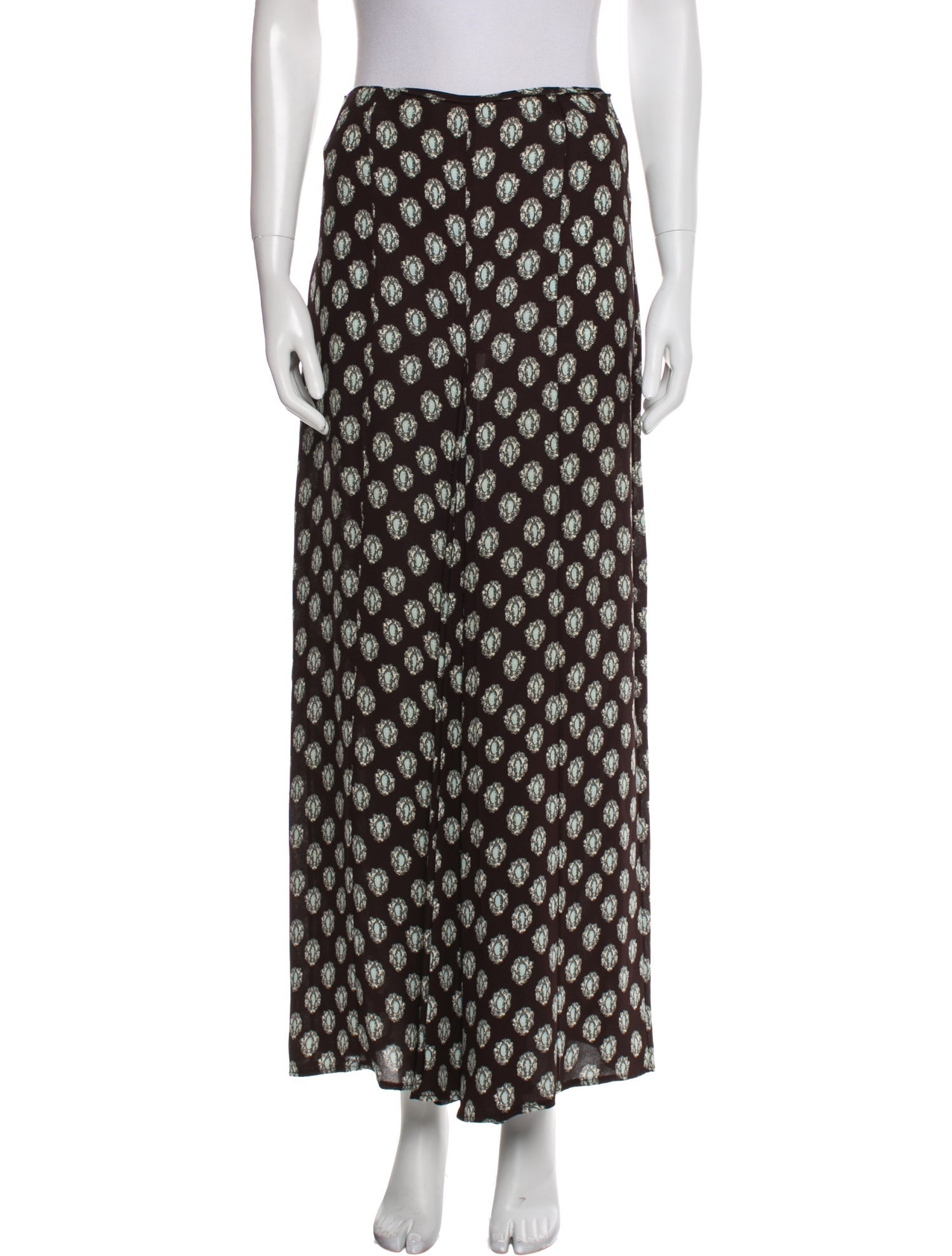 Marni Silk Midi Length Skirt