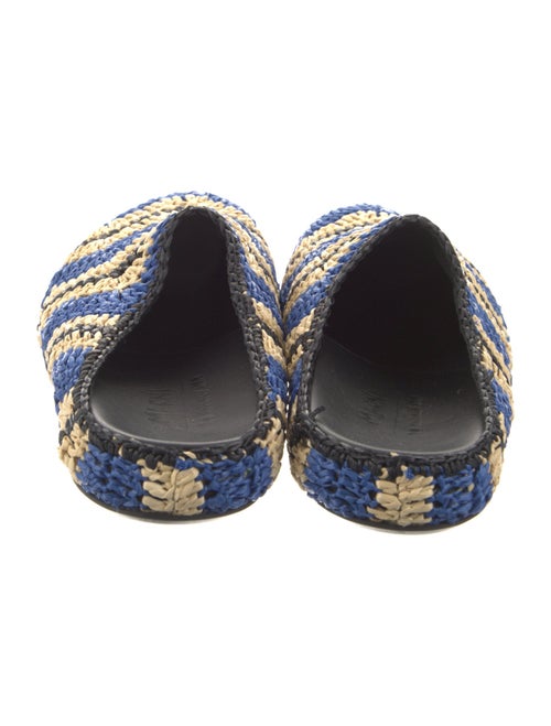 Marni Raffia Striped Mules